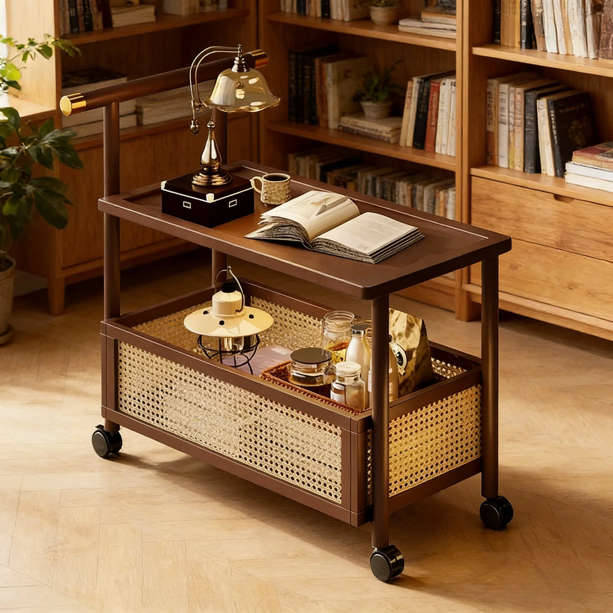 Cane tea trolley, supplier photo